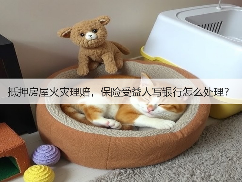 抵押房屋火灾理赔，保险受益人写银行怎么处