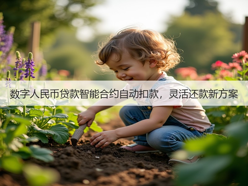 数字人民币贷款智能合约自动扣款，灵活还款