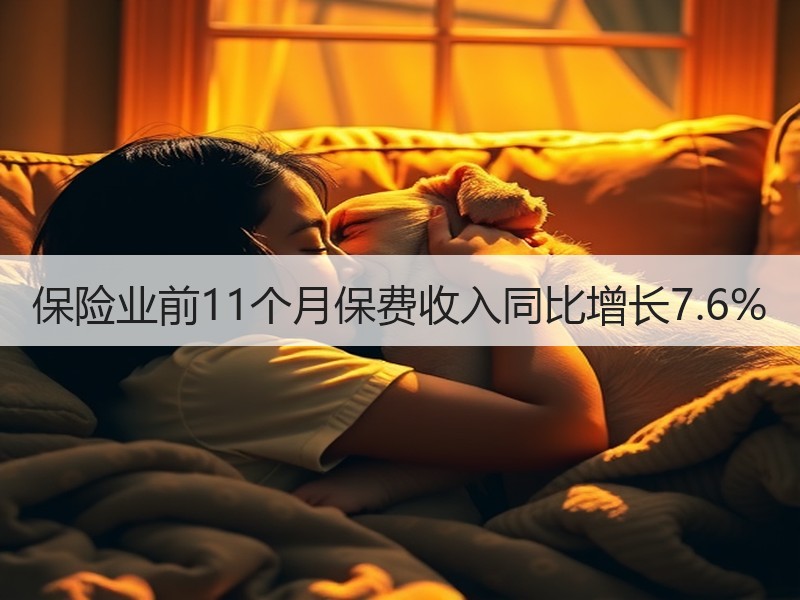 保险业前11个月保费收入同比增长7.6%