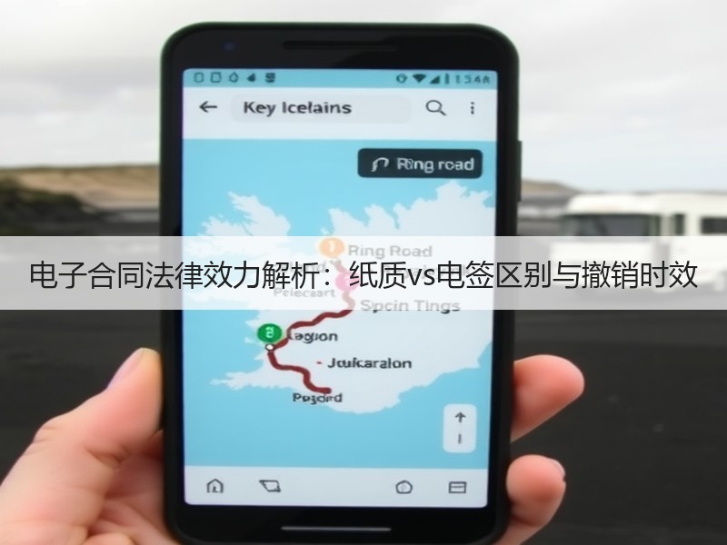 电子合同法律效力解析：纸质vs电签区别与