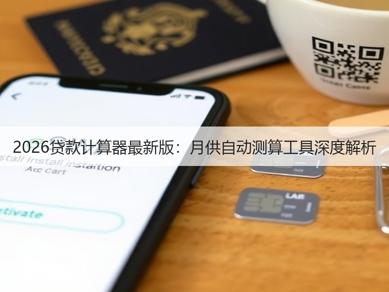 2026贷款计算器最新版：月供自动测算工
