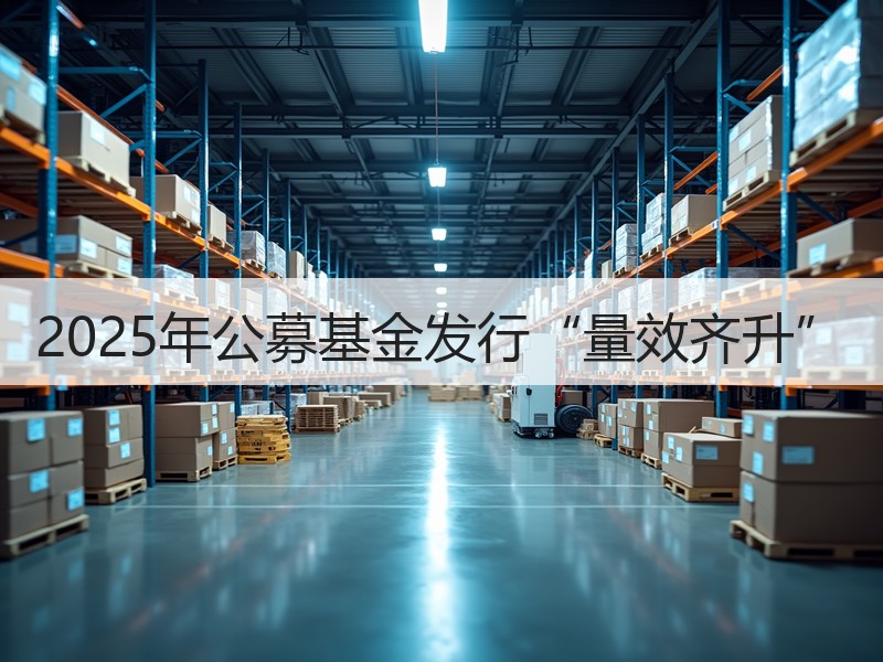 2025年公募基金发行“量效齐升”
