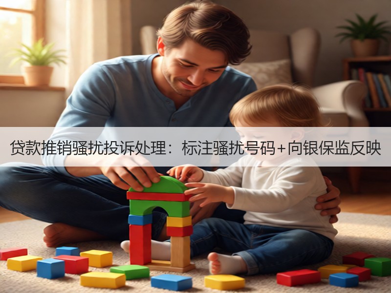 贷款推销骚扰投诉处理：标注骚扰号码+向银