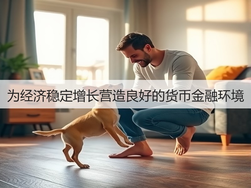 为经济稳定增长营造良好的货币金融环境