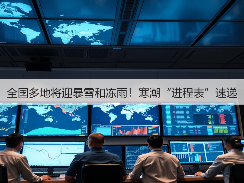 全国多地将迎暴雪和冻雨！寒潮“进程表”速