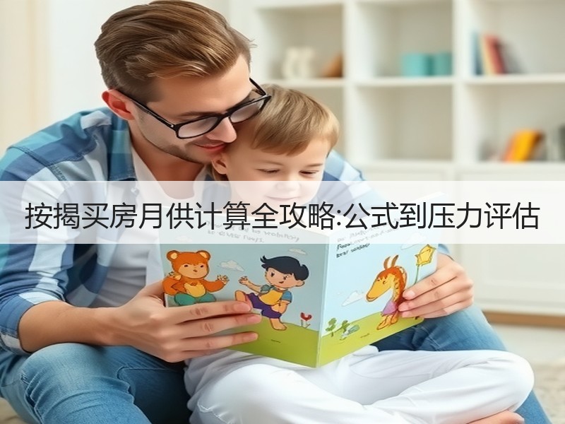 按揭买房月供计算全攻略:公式到压力评估