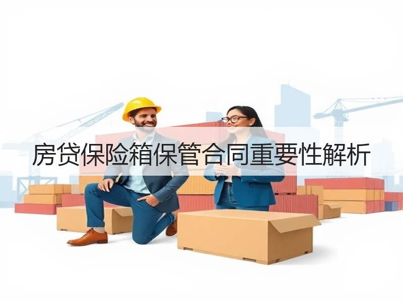 房贷保险箱保管合同重要性解析
