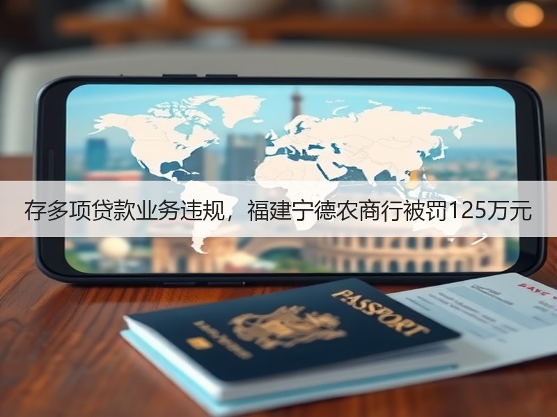 存多项贷款业务违规，福建宁德农商行被罚1