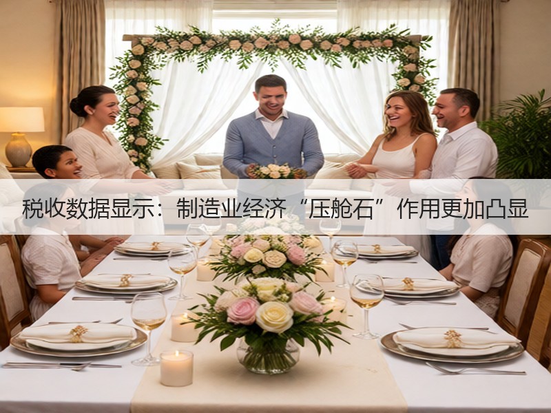 税收数据显示：制造业经济“压舱石”作用更