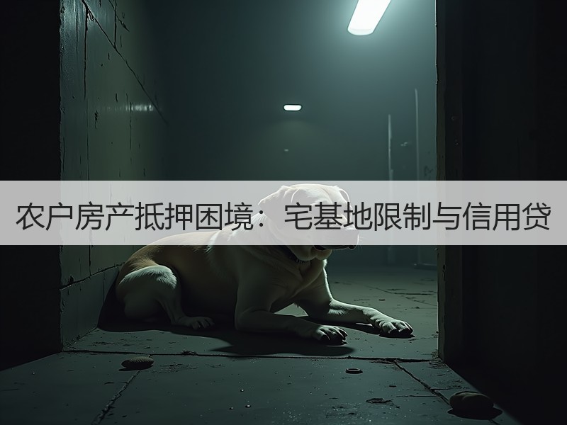 农户房产抵押困境：宅基地限制与信用贷