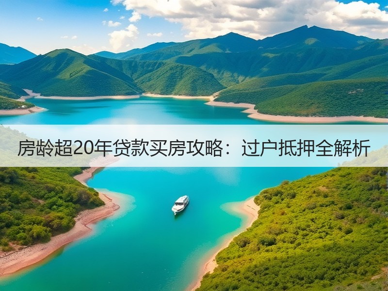 房龄超20年贷款买房攻略：过户抵押全解析