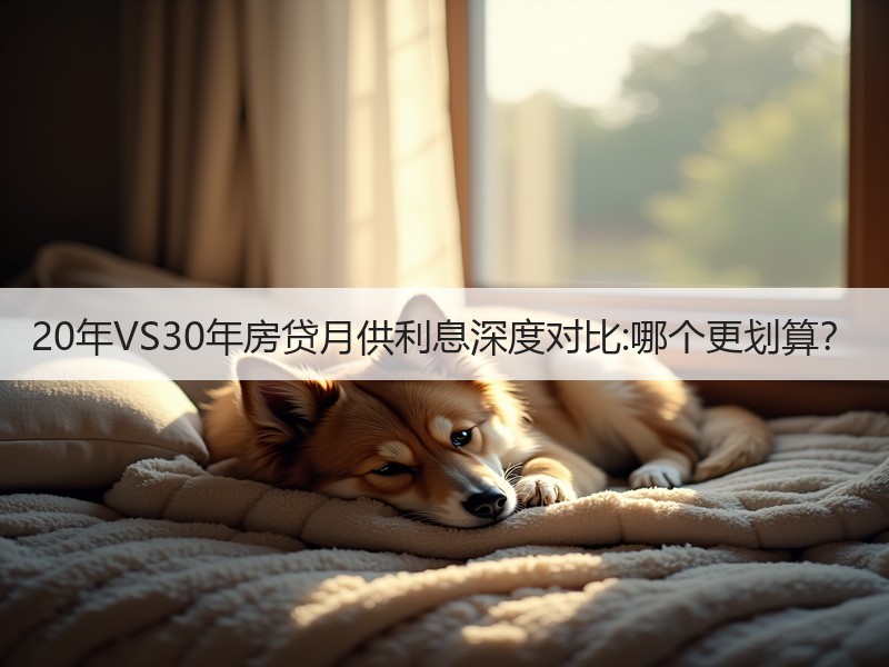 20年VS30年房贷月供利息深度对比:哪