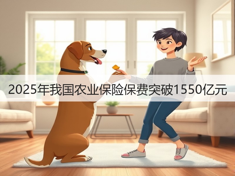 2025年我国农业保险保费突破1550亿