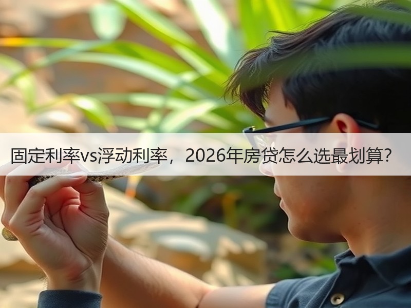 固定利率vs浮动利率，2026年房贷怎么