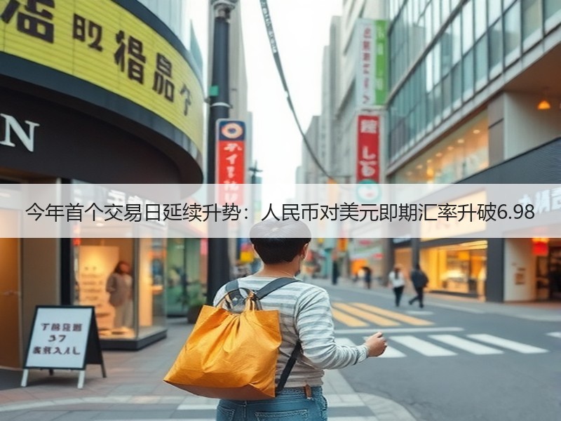 今年首个交易日延续升势：人民币对美元即期