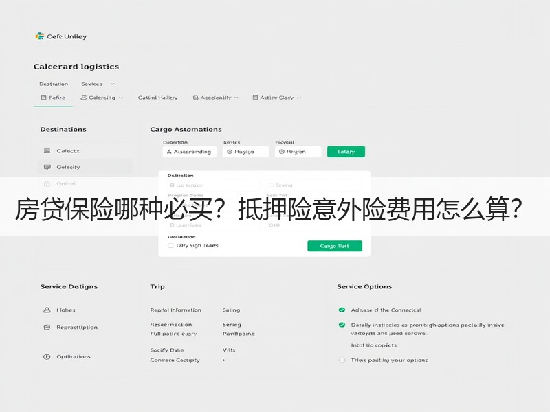 房贷保险哪种必买？抵押险意外险费用怎么算