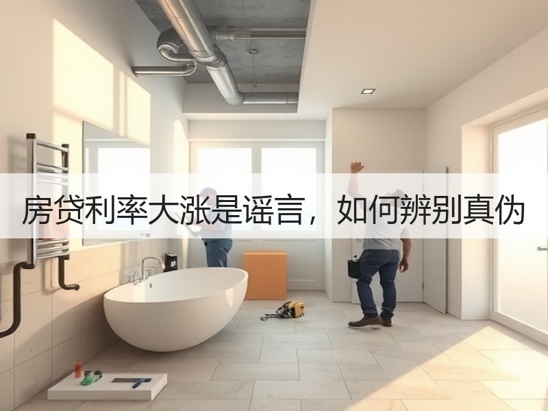 房贷利率大涨是谣言，如何辨别真伪