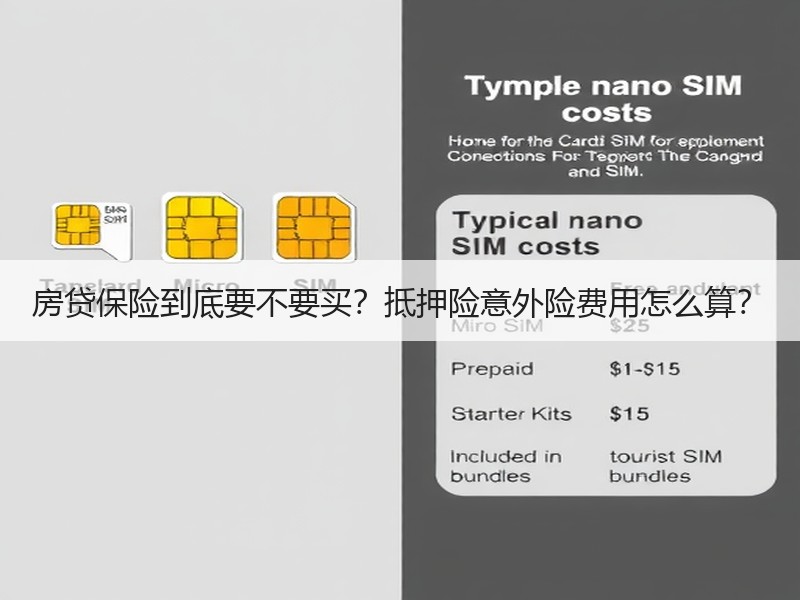 房贷保险到底要不要买？抵押险意外险费用怎