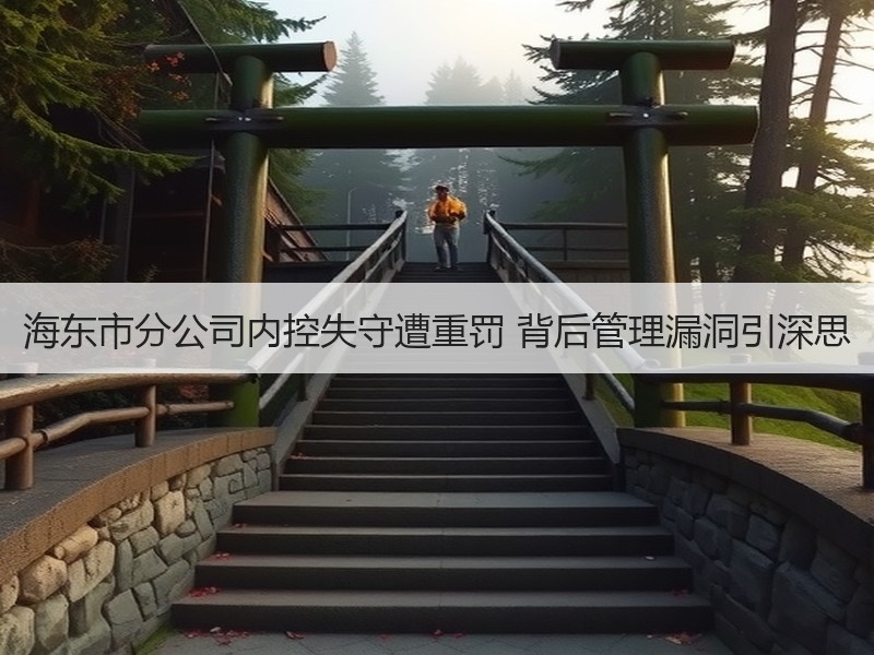 海东市分公司内控失守遭重罚 背后管理漏洞