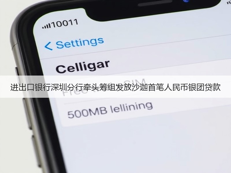 进出口银行深圳分行牵头筹组发放沙迦首笔人